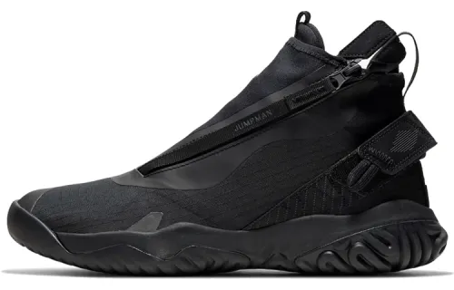 Jordan Proto React Z Black Warrior Comfortable Shock Absorbing Anti-Slip High Top Basketball Shoes Men's Black