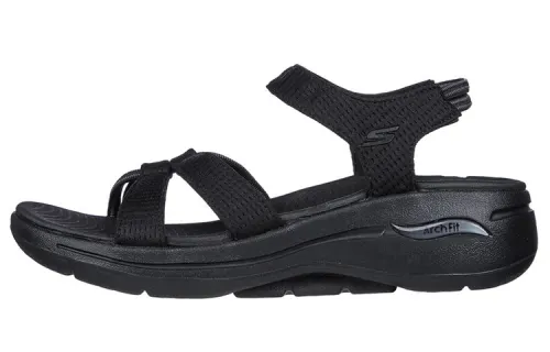 Skechers Go Walk Arch Fit Beach Sandals Women's Black