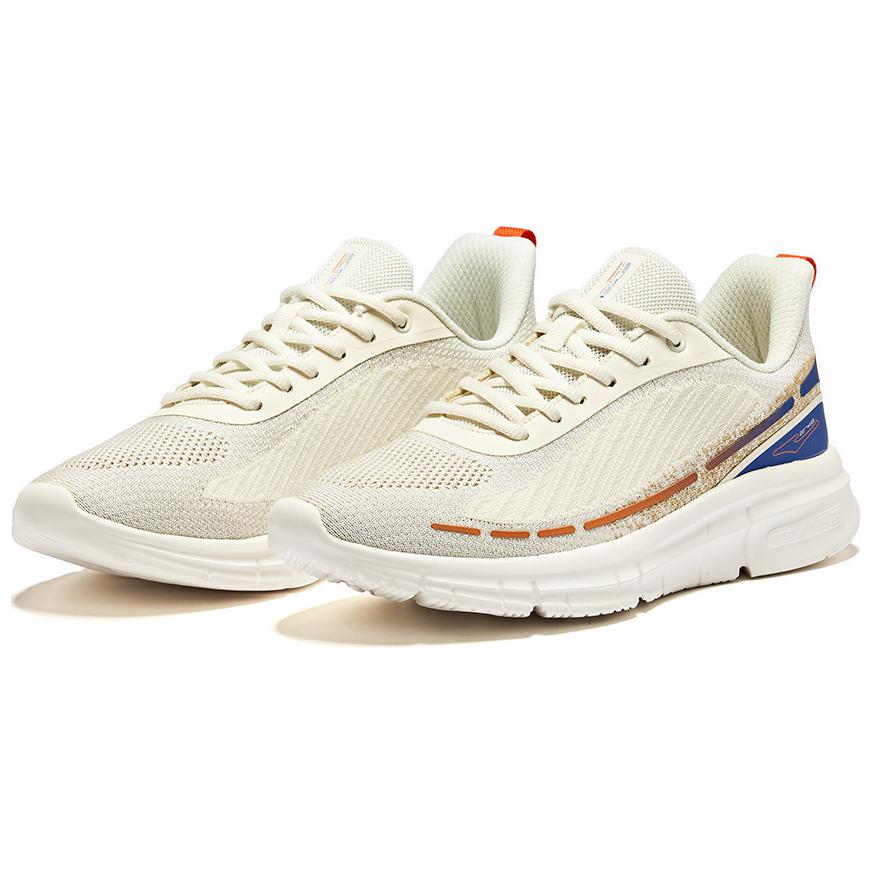 Erke Cushioning, Wear Resistant Low top Training Shoes Men’s White Orange Blue