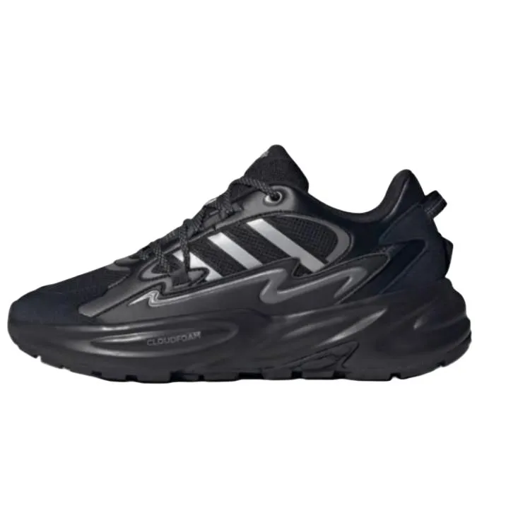Adidas OZWAVE SURGE Comfortable Low top Chunky Sneakers Unisex Black Silver