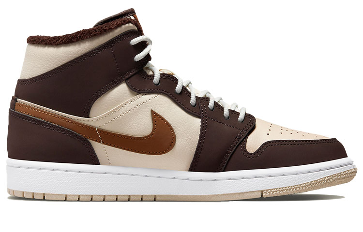 Air Jordan 1 Mid Se ‘Cream Dark Chocolate’ Women’s