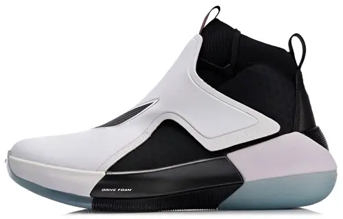Li Ning YuShuai 12 Basketball Shoes Men's High Top Black/White