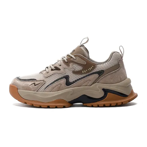 JEEP SPIRIT Cushioning Abrasion Resistant Breathable Coverage Support Height Increasing Low top Chunky Sneakers Men's