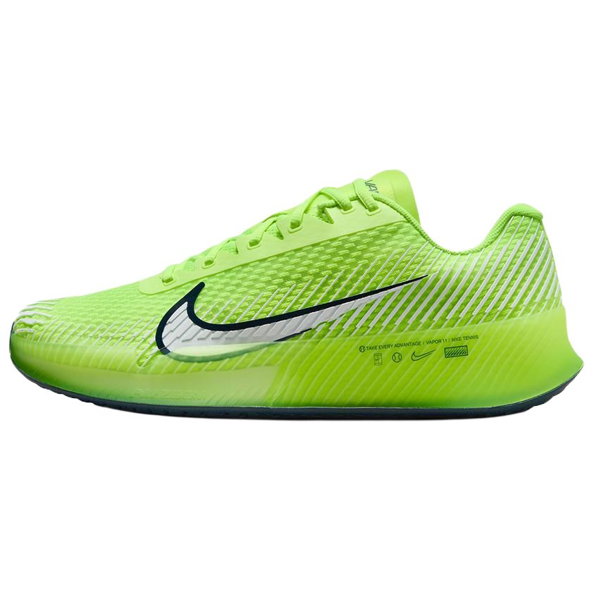 Nike Air Zoom Vapor 11 Cushioning Abrasion Resistant Cushioning, Wear Resistant Low top Tennis Shoes Men’s Green White