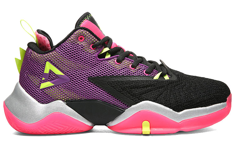 PEAK Tai Ji1.0 Basketball Shoes Men’s Mid Top Violet