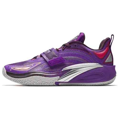 Anta KAI 1 Low top Basketball Shoes Men's Purple Silver Red