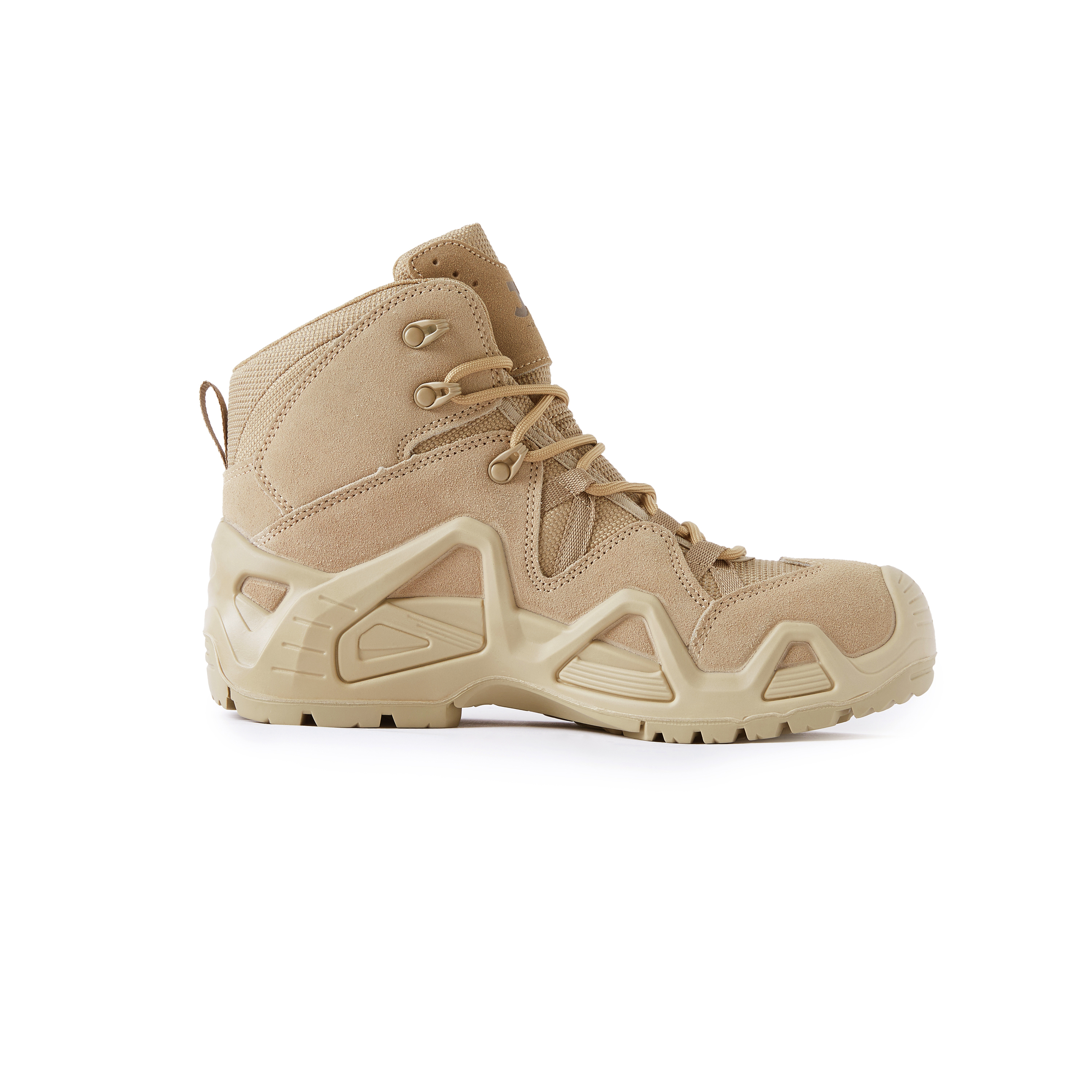 JIHUA Cow Suede Mid top Mountaineering Shoes Unisex