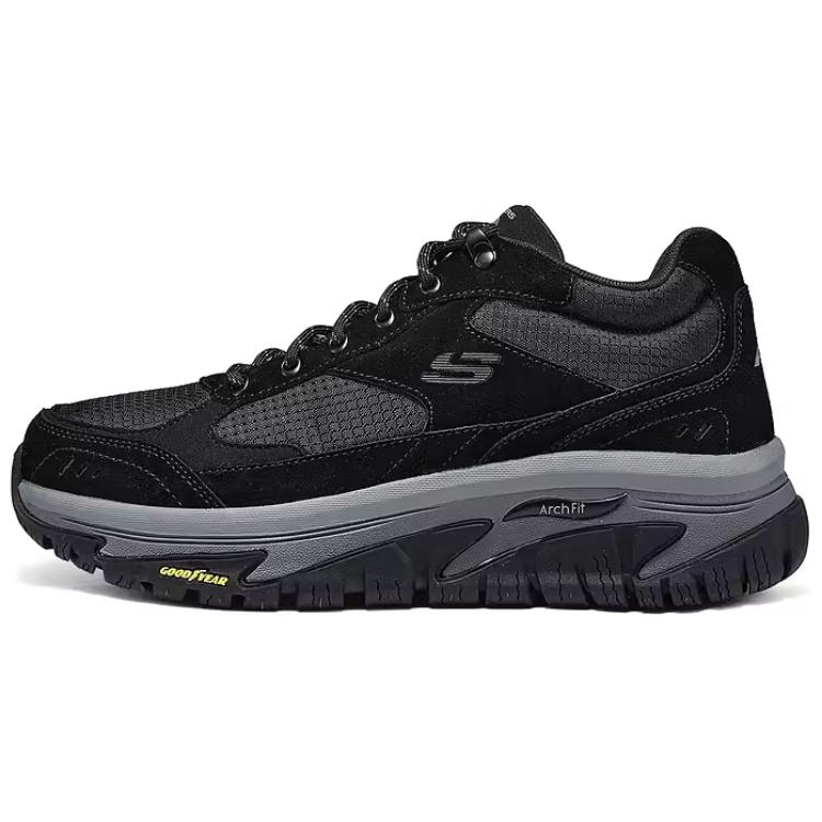 Skechers OUTDOOR MENS Abrasion Resistant Low top Hiking Shoes Men’s Black