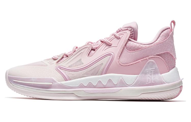 XTEP Melee 1 V2 Cushioning Slip Resistant Abrasion Resistant Low top Basketball Shoes Men’s Pink
