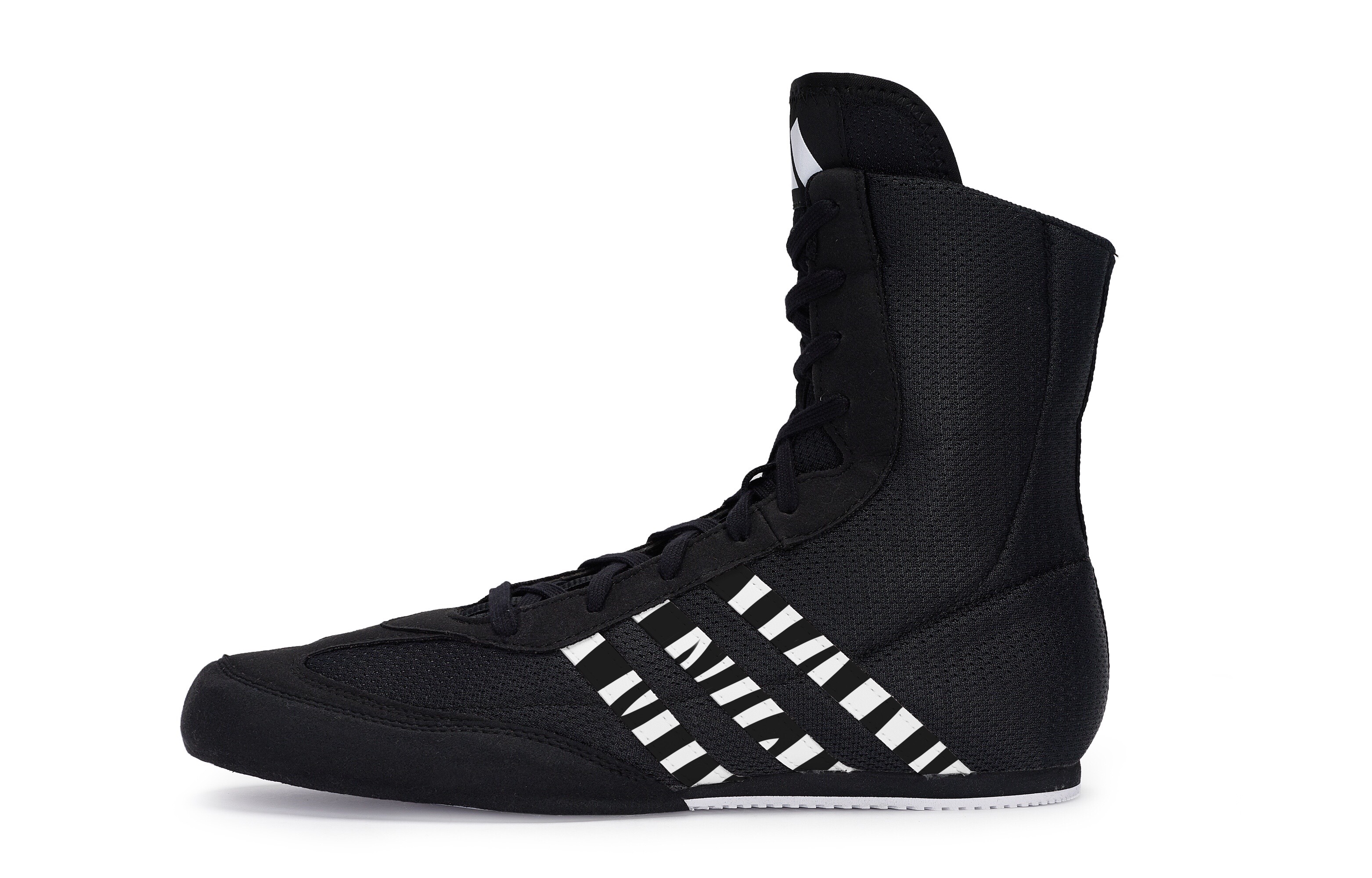 Adidas Box Hog 2.0 Abrasion Resistant Abrasion Resistant High top Training Shoes Unisex Carbon Black White