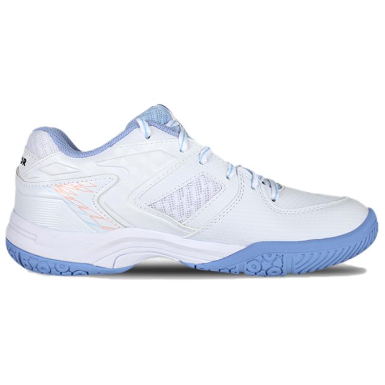 VICTOR 9200TD Abrasion Resistant Slip Resistant Low top Badminton Shoes Unisex White Blue