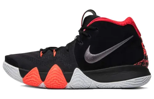 Nike Kyrie 4 Think 16 OG Kyrie 4 shock-absorbing, non-slip, wear-resistant mid-top practical basketball shoes, men's style, black and red
