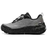 Li Ning Outdoor CF Tracing Slip Resistant And Abrasion Resistant Coverage Low top Hiking Shoes Women's Gray Black