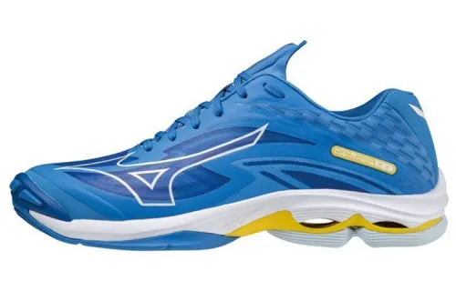 Mizuno Volleyball Shoes Men's Low Top Blue/White/Yellow