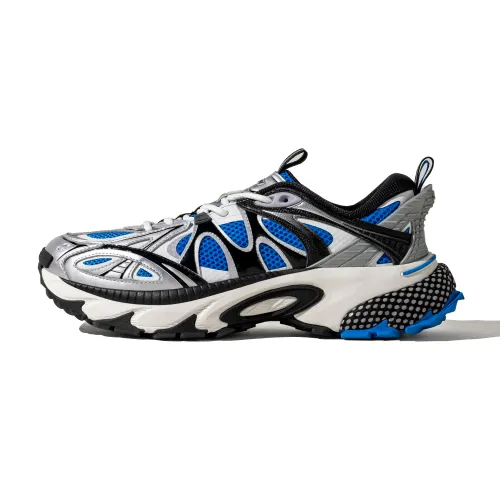 Anta Slip Resistant Abrasion Resistant Low top Chunky Sneakers Men's French Kingfisher Blue