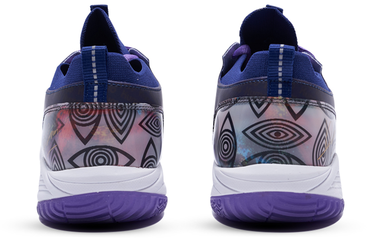 KUMPOO Badminton Shoes Unisex Low Top Purple