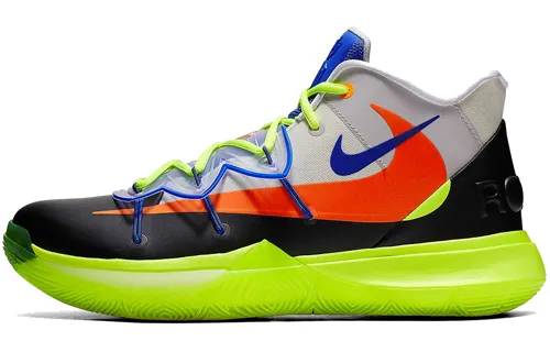 Nike x ROKIT Kyrie 5 Collaboration Performance Basketball Shoes Men's Red Green