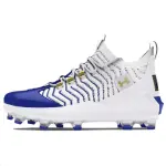 Under Armour Harper Slip Resistant Abrasion Resistant Mid top Baseball Shoes Men's White