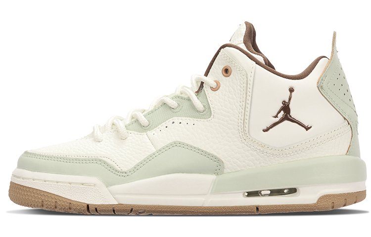 Jordan Courtside 23 Green Grape Bubble Gum Mid top Vintage Basketball Shoes Women’s White Green