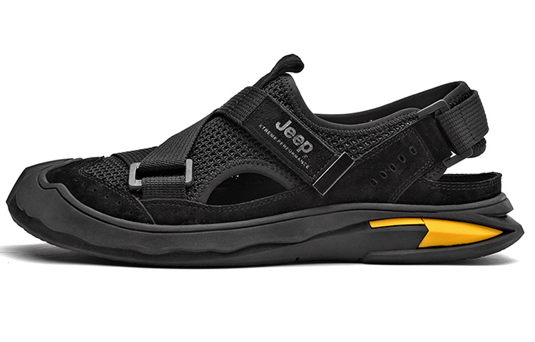 Jeep River Trekking Shoes Men's Black