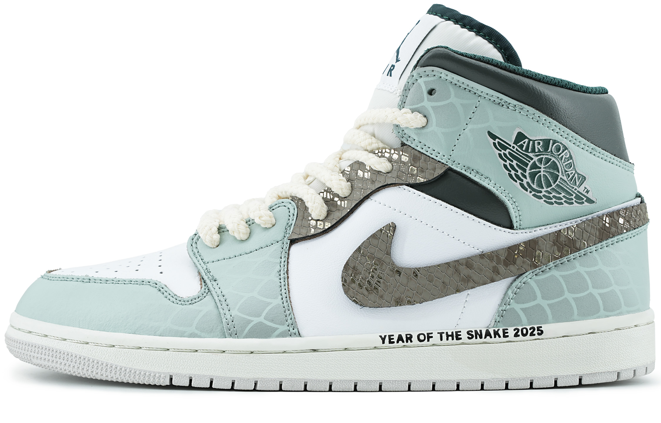 Jordan Air Jordan 1 Cushioning Abrasion Resistant Cushioning, Wear Resistant Mid top Vintage Basketball Shoes Men’s
