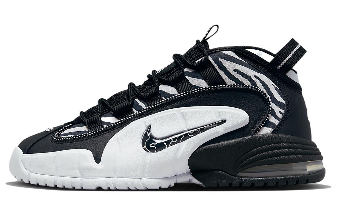 Nike Air Max Penny 1 Comfortable Mid top Basketball Shoes Men's Black