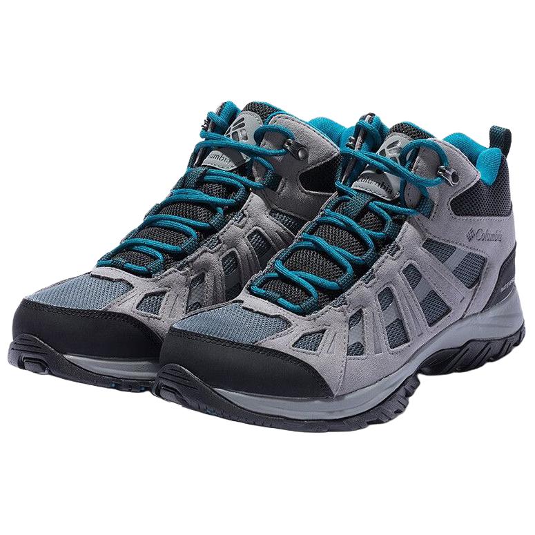 Columbia Redmond 3 Mountaineering & Hiking Shoes Unisex Mid Top Gray/Black/Blue