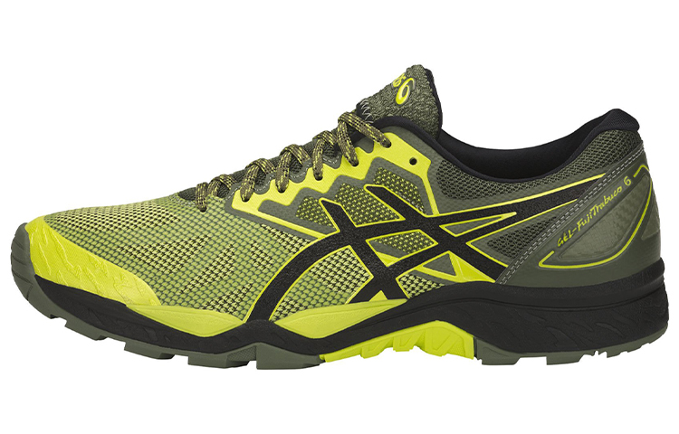 ASICS GEL FujiTrabuco 7 Trail Running Shoes Men's Yellow Black