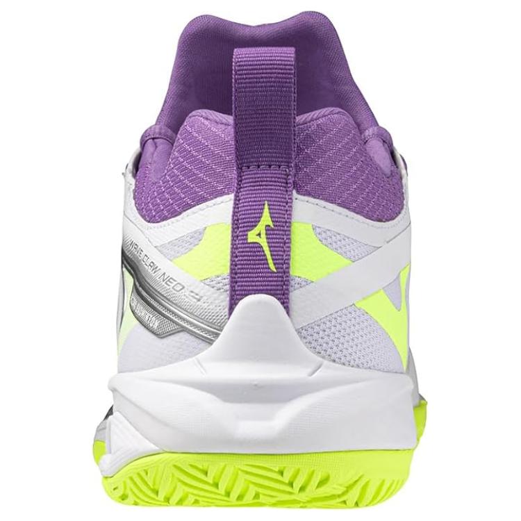 Wave Claw Neo Mizuno 3 Wide ‘White Neo Lime Lavender’