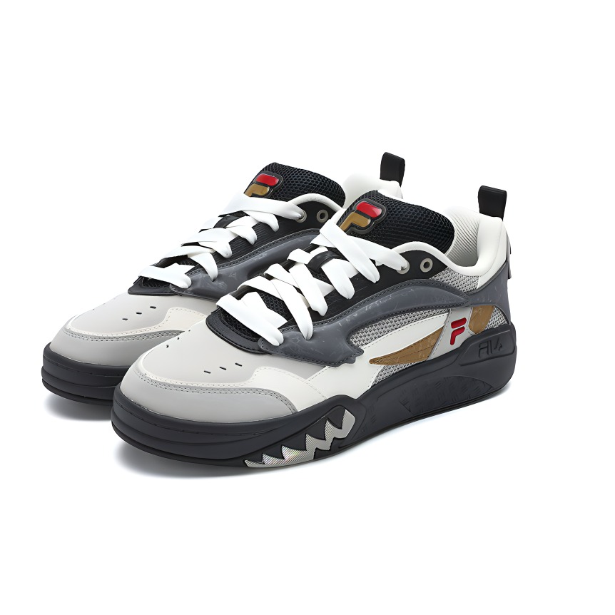 FILA DESPERADO Cushioning Support Low top Vintage Basketball Shoes Men’s Gray White Black