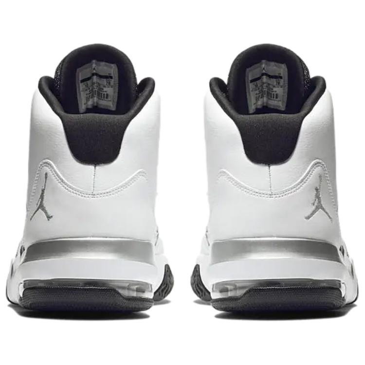 Jordan Max Aura White Metallic Silver Black