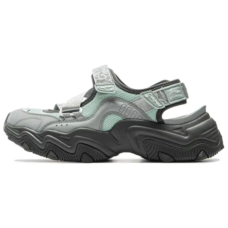 Li Ning Cat Paw SANDAL Slip Resistant Breathable Grip Abrasion Resistant River Trekking Shoes Women's Gray