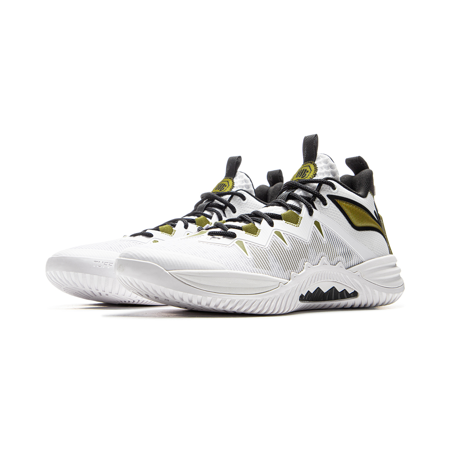 Li Ning Storm 10 Cushioning Slip Resistant Abrasion Resistant Breathable Rebound Low top Basketball Shoes Men’s White