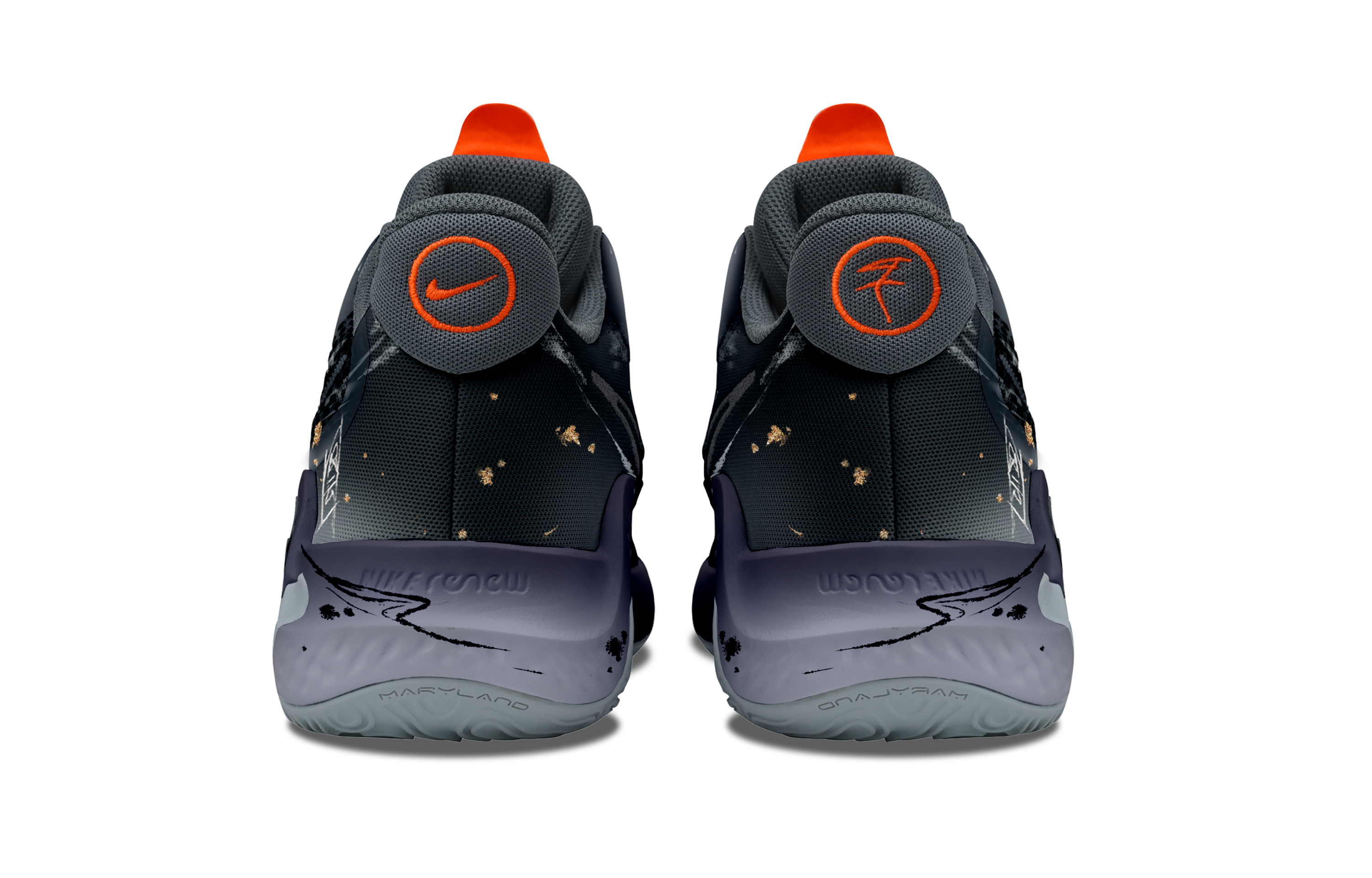 Nike KD Trey 5 IX Decisive In The Realm Of Wind And Clouds Gradient Abrasion Resistant Mid top Basketball Shoes Unisex