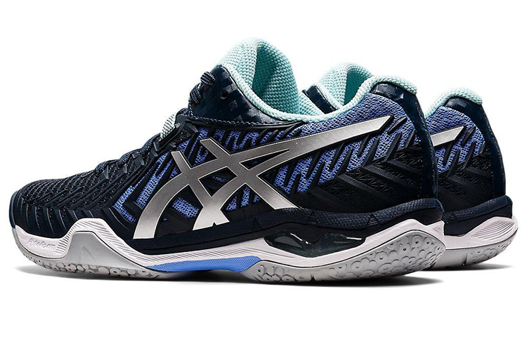 ASICS Court Control Ff 2 'Black Silver Blue' Women's