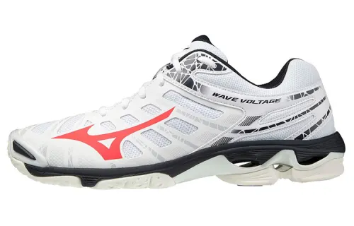 Mizuno Volleyball Shoes Men's Low Top Black/White/Red