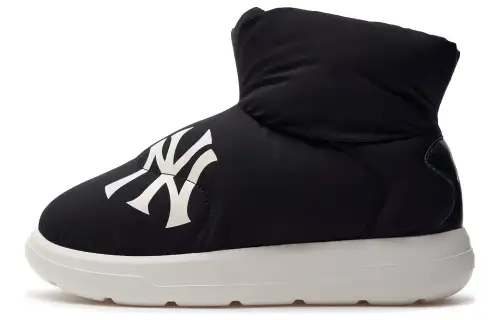 MLB Chunky Classic A FLEECE Bouncer Thermal Waterproof Short Snow Boots Women's Black