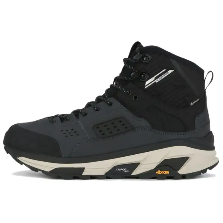 KOLON SPORT Tripod Mid 2 Slip Resistant Abrasion Resistant Mid top Mountaineering Shoes Unisex Black Gray