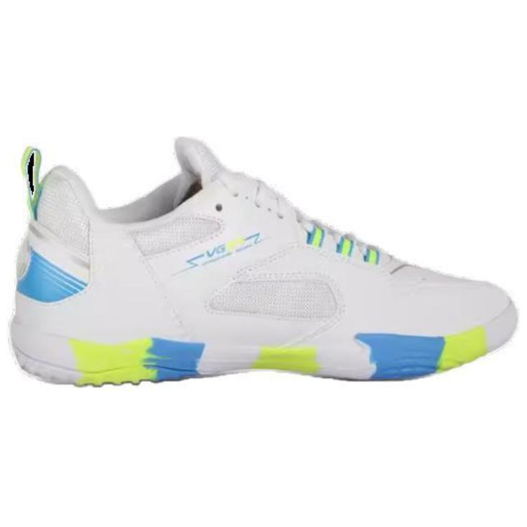 VICTOR Comfortable And Trendy Slip Resistant, Abrasion Resistant, Breathable Low top Badminton Shoes Unisex White Blue