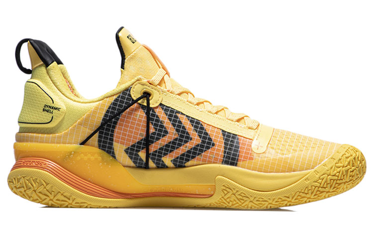 Li Ning Speed 7 Premium Cushioning Slip Resistant Abrasion Resistant Low top Basketball Shoes Men’s Yellow