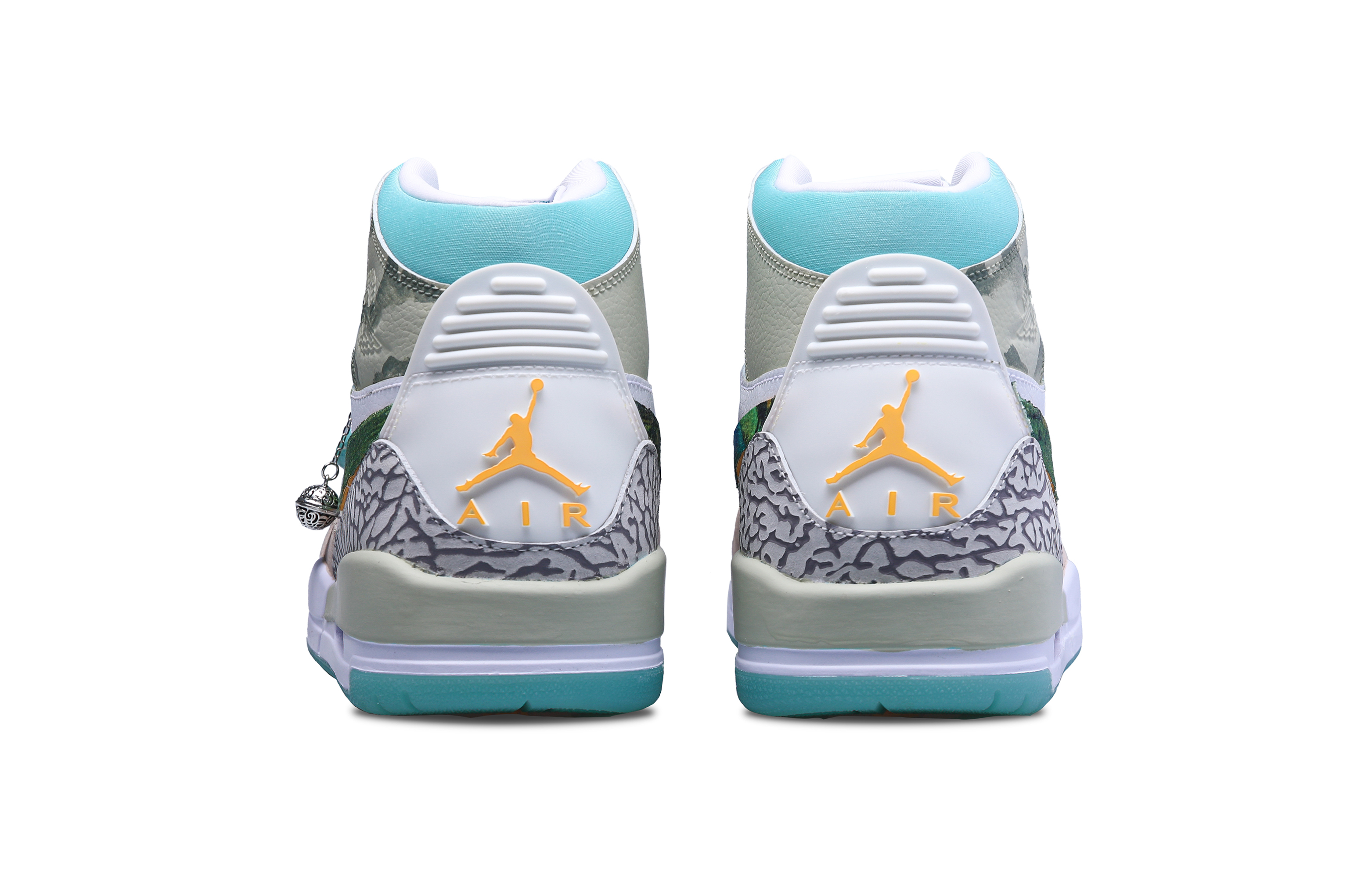 Jordan Legacy 312 Leather Breathable Moisture Wicking Breathable Moisture Wicking High top Vintage Basketball Shoes