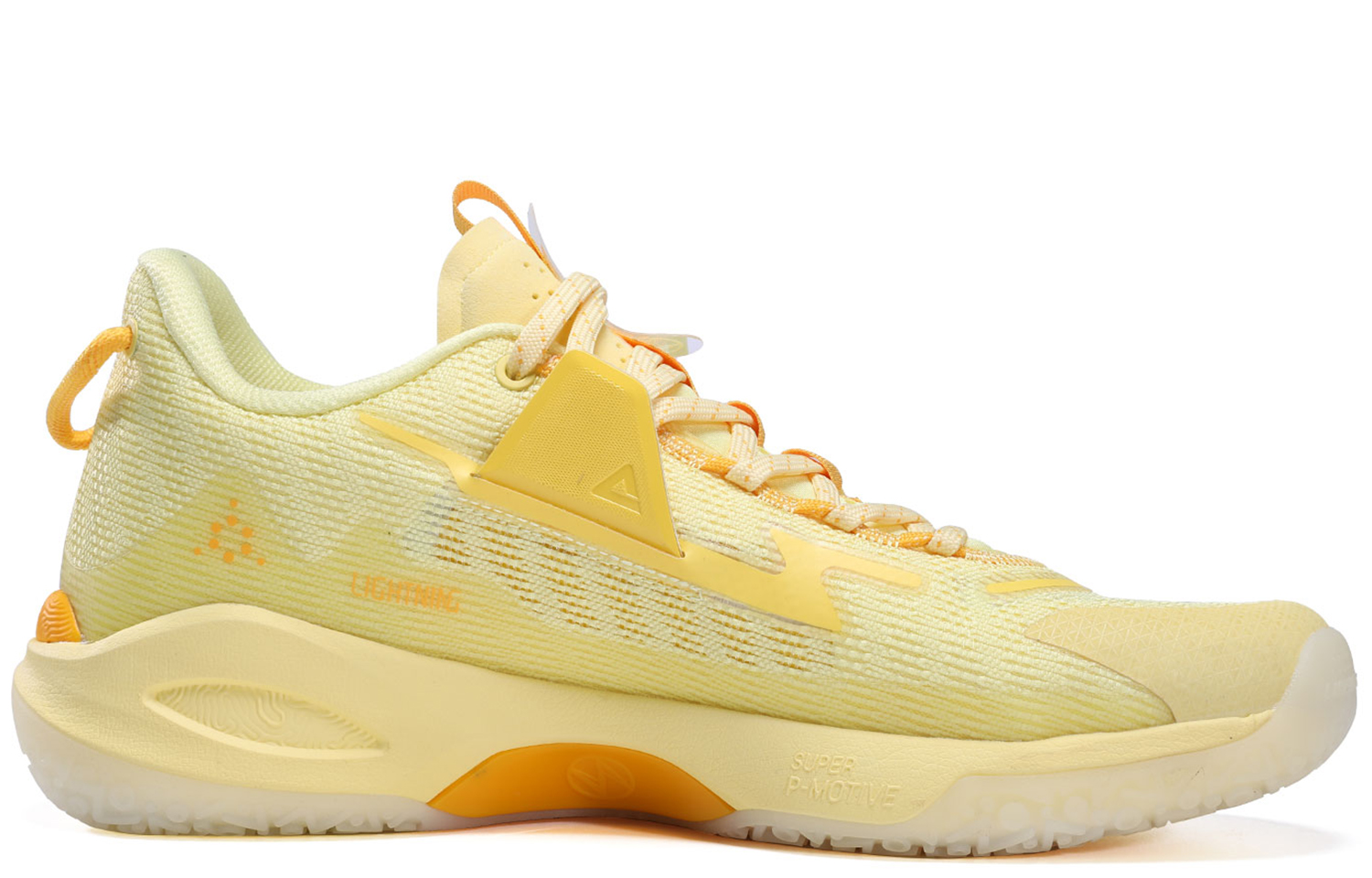 PEAK Lightning 9 Taichi Cushioning Coverage Support Low top Basketball Shoes Men’s Yellow