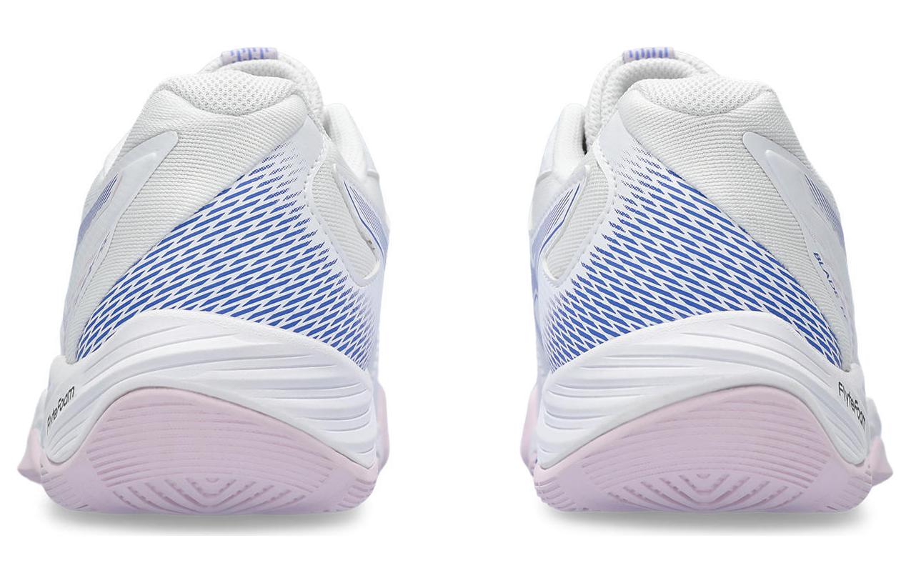 ASICS Blade FF Low top Abrasion Resistant Badminton Shoes Women's White Blue Pink