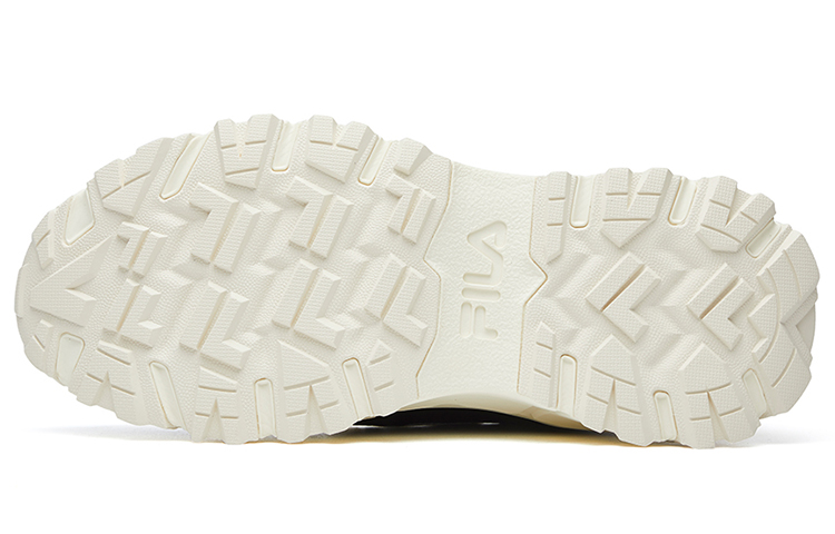Мужские кроссовки Fila FUSION Skyrunner (черно-бело-желтые) — фото 5