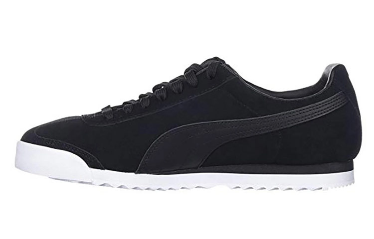 PUMA Roma Suede Running Shoes Black/White