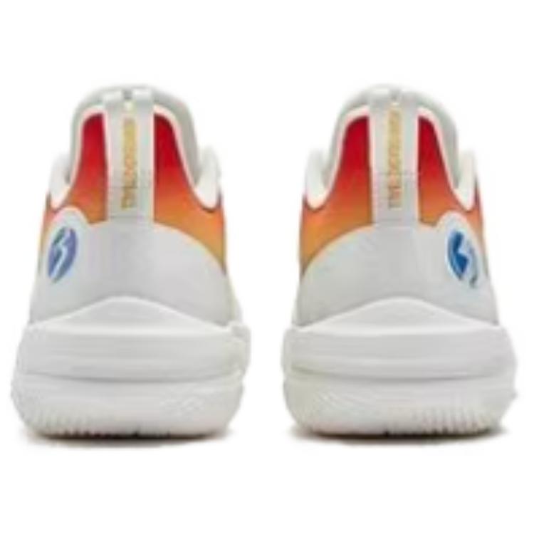 361° Slip Resistant Abrasion Resistant Low top Basketball Shoes Men’s White Red