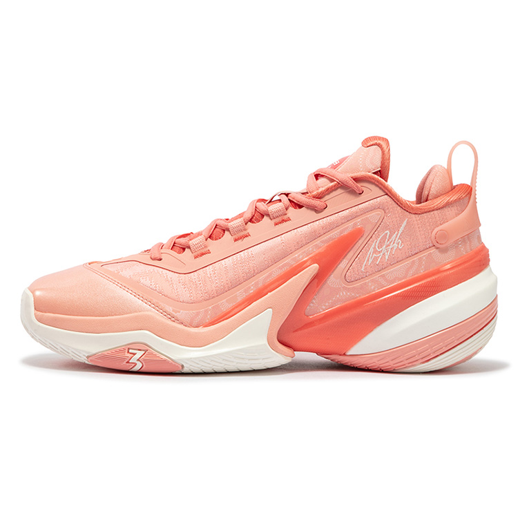 361° AG 5 Cushioning Slip Resistant Abrasion Resistant Impact Resistant Low top Basketball Shoes Men’s Orange Red