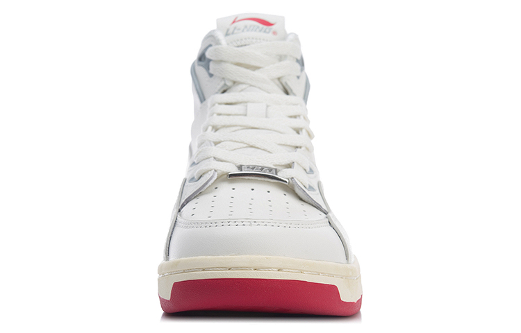 Li Ning 937 Vintage Basketball Shoes Women’s High Top Ecru