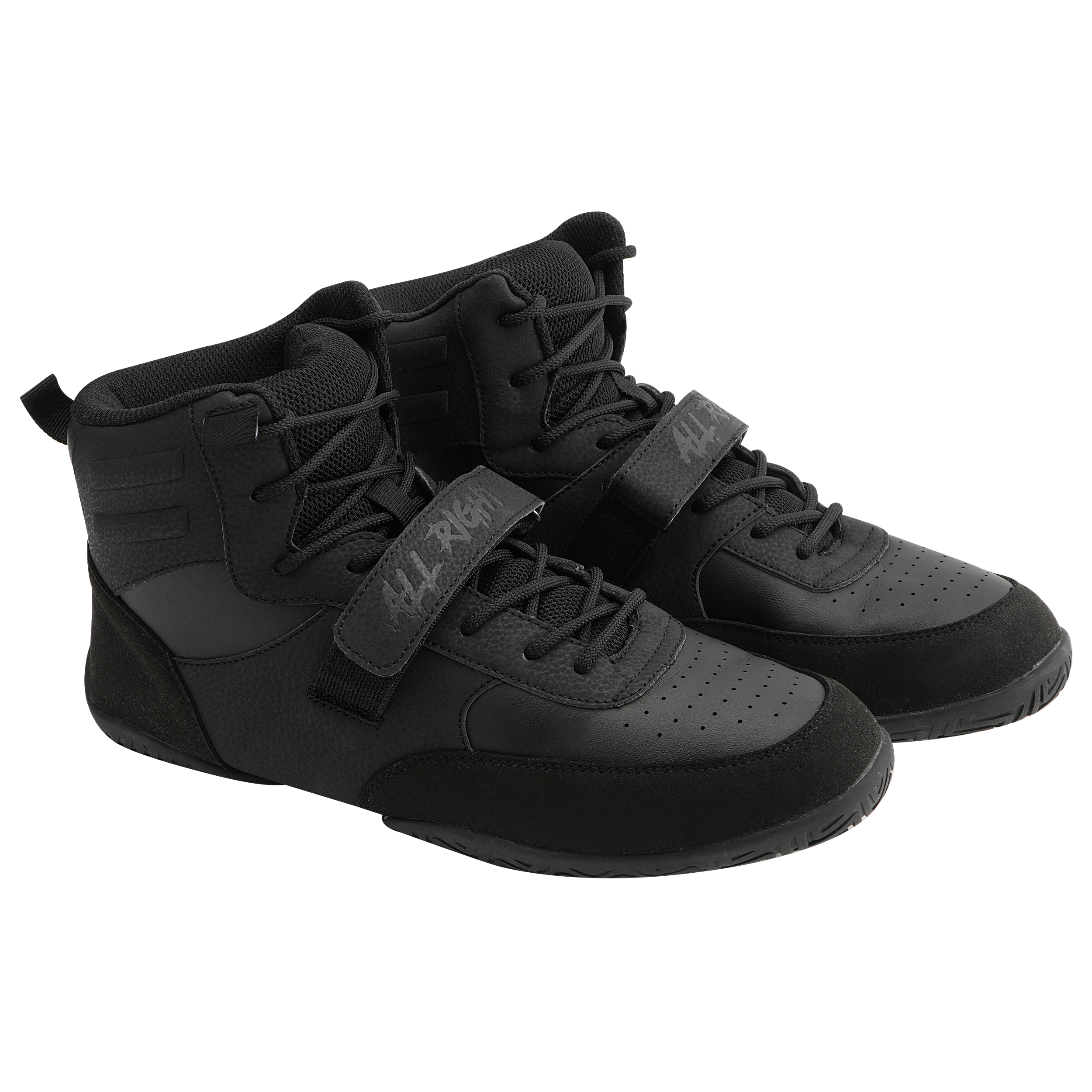 ZERO TO HERO Abrasion Resistant Slip Resistant High top Training Shoes Unisex Black