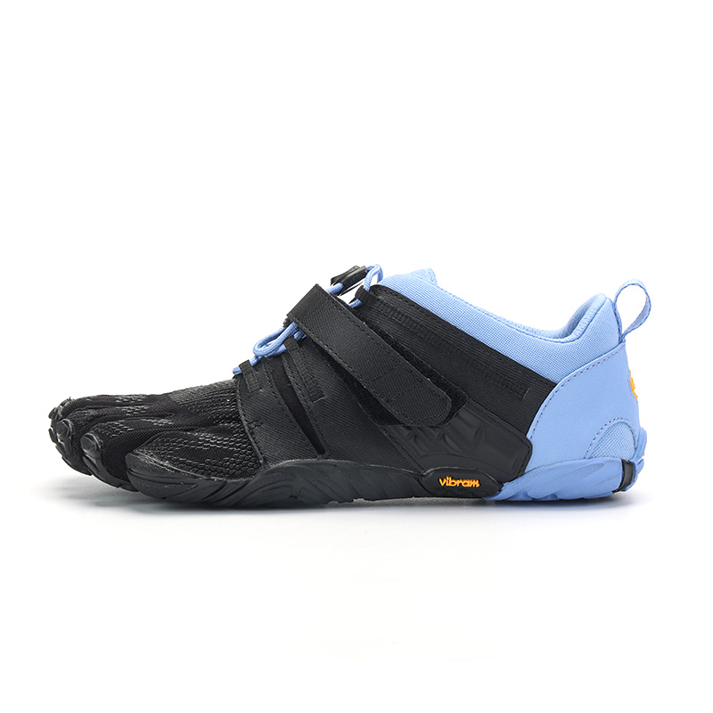 Vibram V TRAIN2.0 Five Fingers Shoes Slip Resistant Support Quick Dry Low top Training Shoes Women’s Black Blue